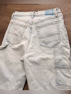 Abercrombie Ultra High Rise Carpenter Straight Leg Jeans